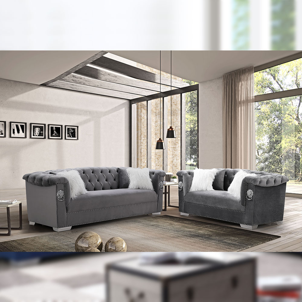 reeko-furniture-wholesale-model-LCL005-Lion-sofa-set-grey